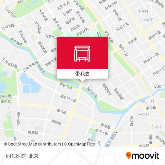 同仁医院地图