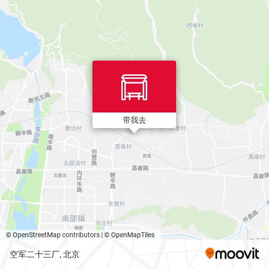空军二十三厂地图