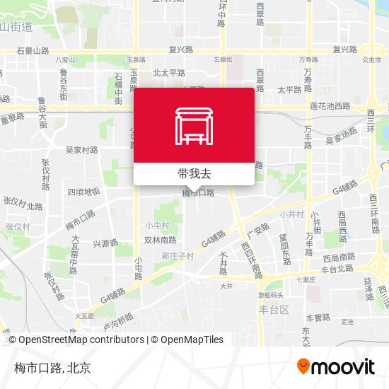 梅市口路地图