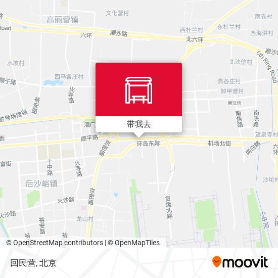 回民营地图