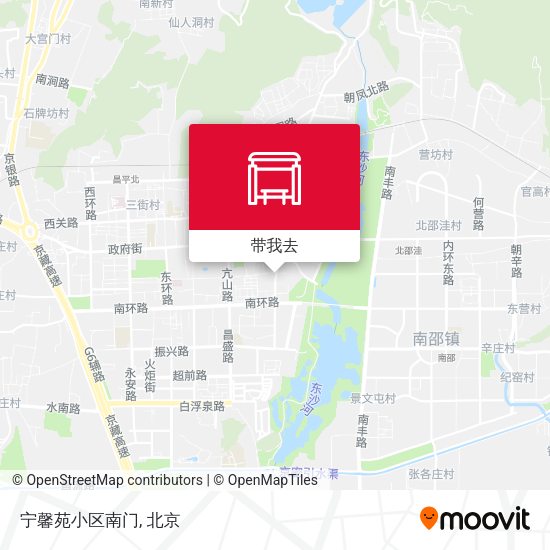 宁馨苑小区南门地图