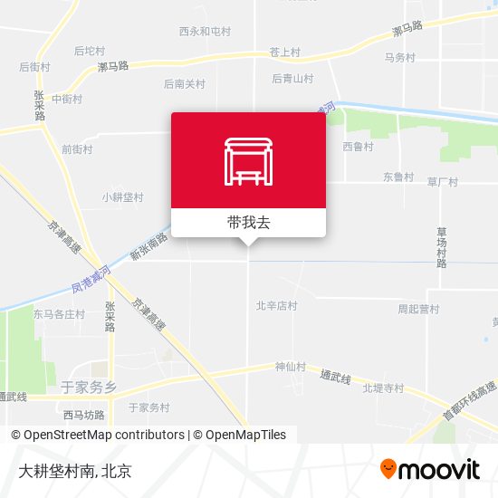 大耕垡村南地图