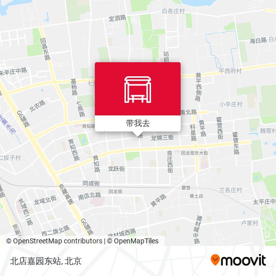 北店嘉园东站地图