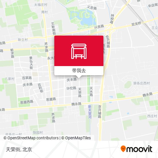 天荣街地图