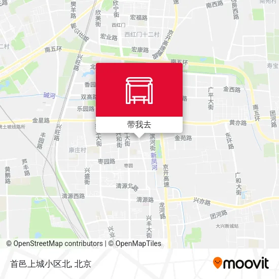 首邑上城小区北地图