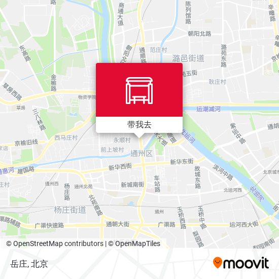 岳庄地图