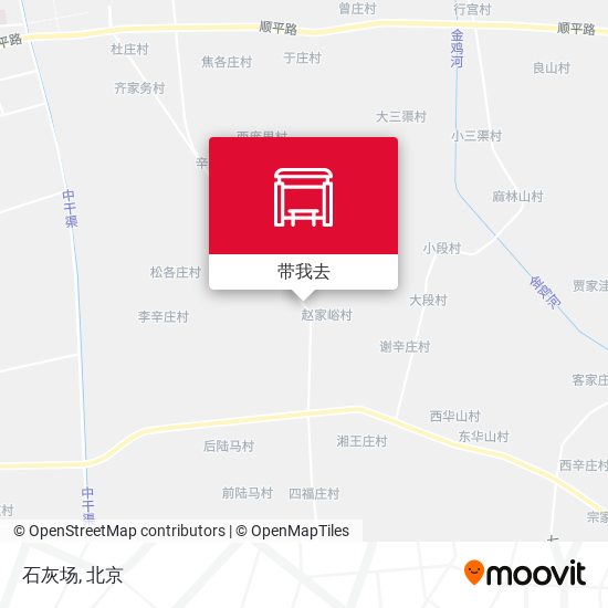 石灰场地图