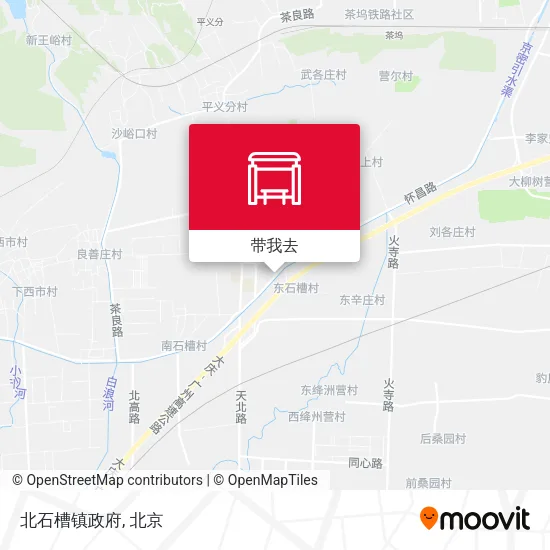 北石槽镇政府地图