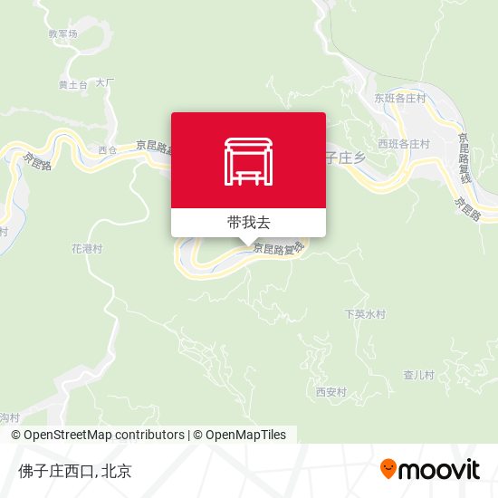 佛子庄西口地图