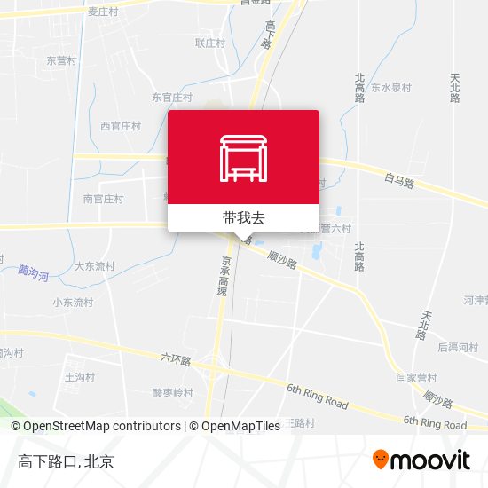 高下路口地图