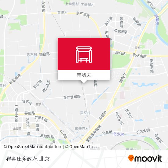 崔各庄乡政府地图