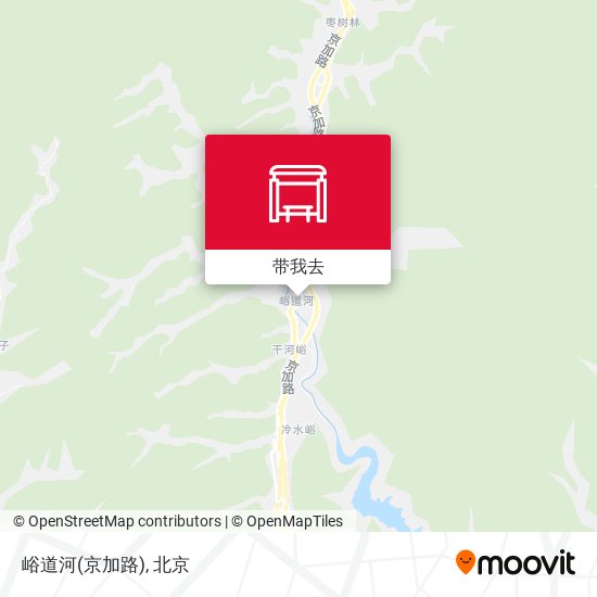 峪道河(京加路)地图