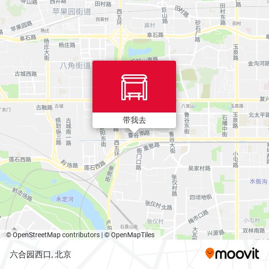 六合园西口地图