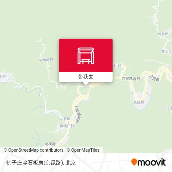 佛子庄乡石板房(京昆路)地图