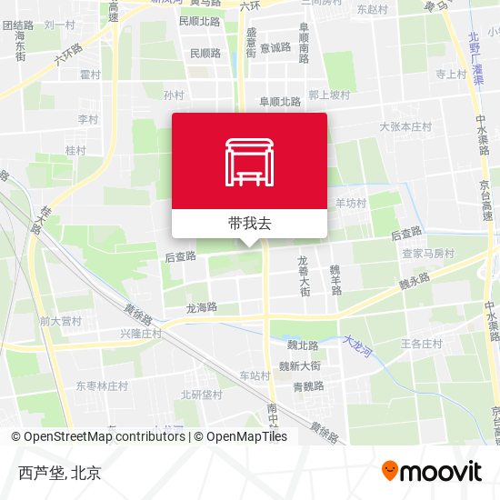 西芦垡地图