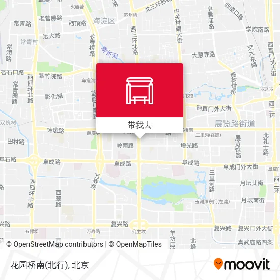 花园桥南(北行)地图