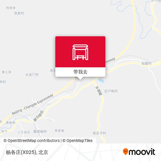 杨各庄(X025)地图
