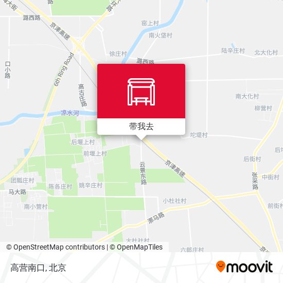 高营南口地图