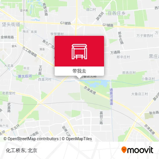 化工桥东地图
