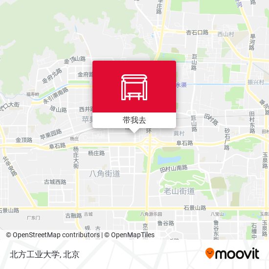 北方工业大学地图