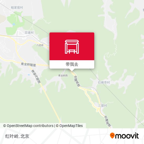 红叶岭地图
