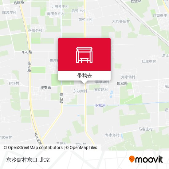 东沙窝村东口地图