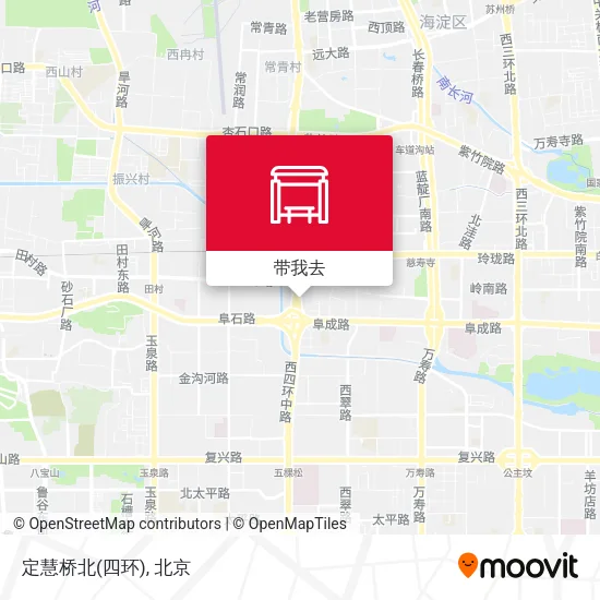 定慧桥北(四环)地图