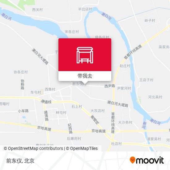 前东仪地图