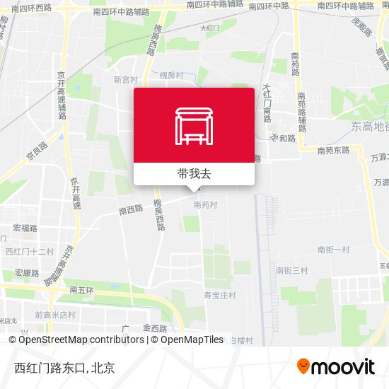 西红门路东口地图