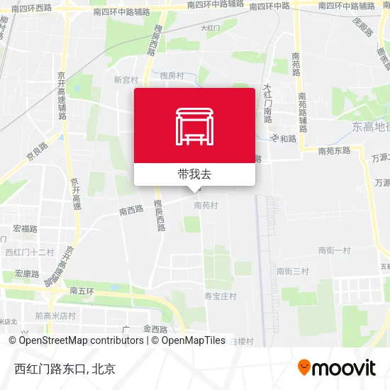西红门路东口地图