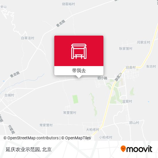 延庆农业示范园地图