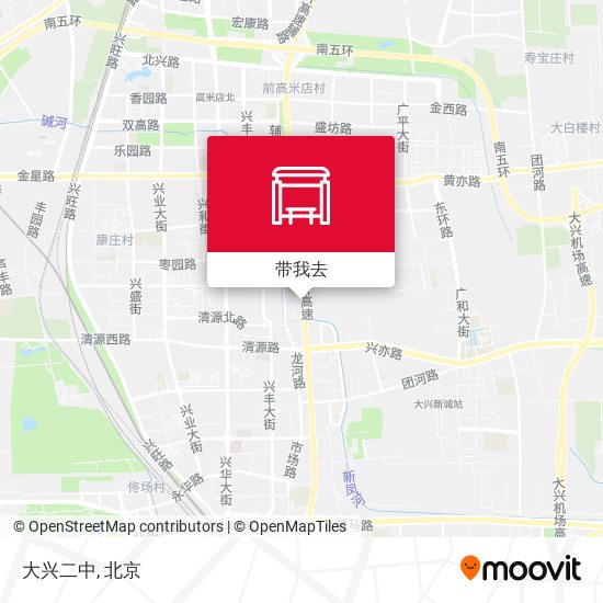 大兴二中地图