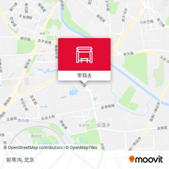 前苇沟地图