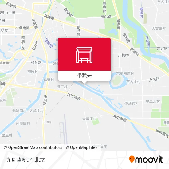 九周路桥北地图
