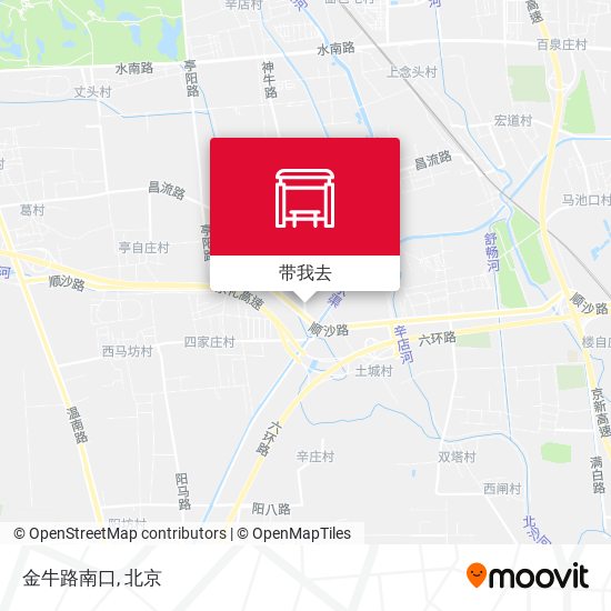 金牛路南口地图