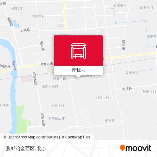 燕郊冶金西区地图