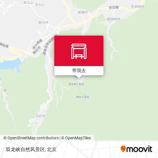 双龙峡自然风景区地图