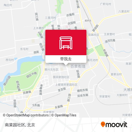 南菜园社区地图