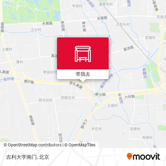 吉利大学南门地图