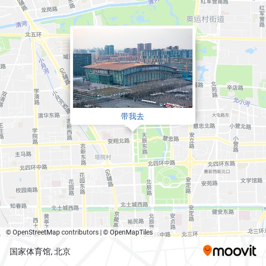 国家体育馆地图