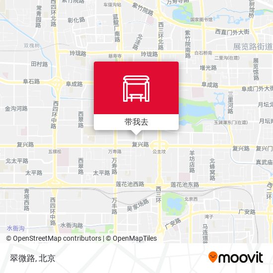 翠微路地图