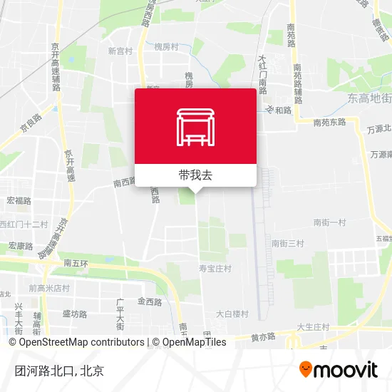 团河路北口地图