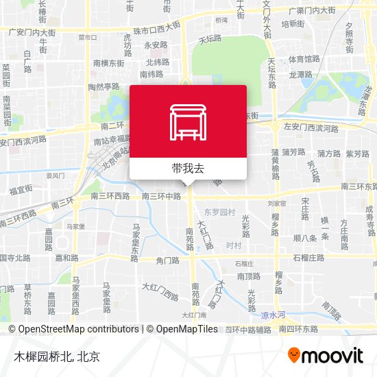 木樨园桥北地图