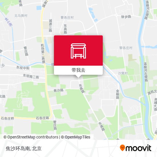 焦沙环岛南地图