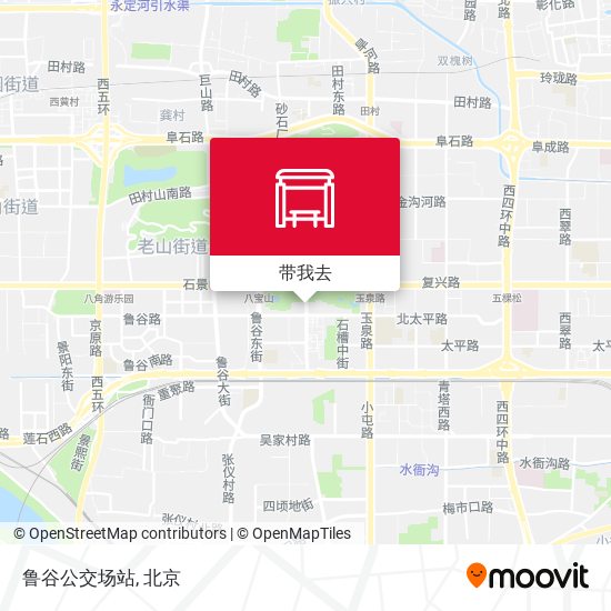 鲁谷公交场站地图