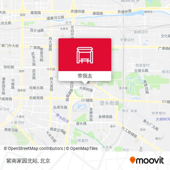 紫南家园北站地图