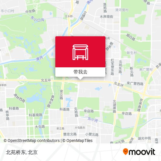 北苑桥东地图