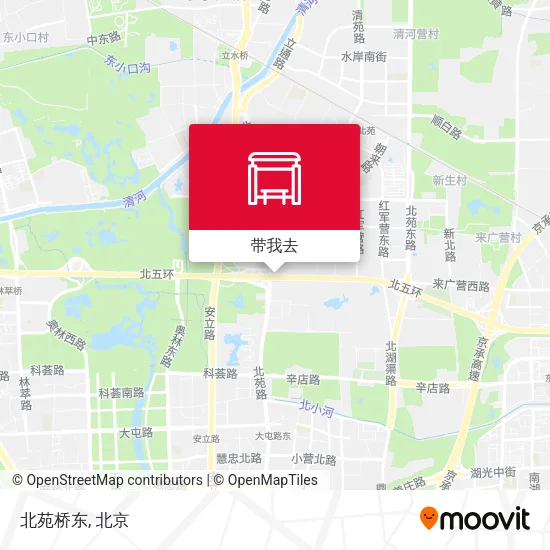 北苑桥东地图