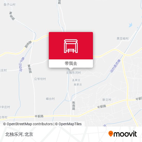 北独乐河地图