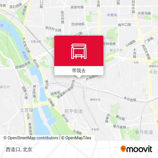 西道口地图